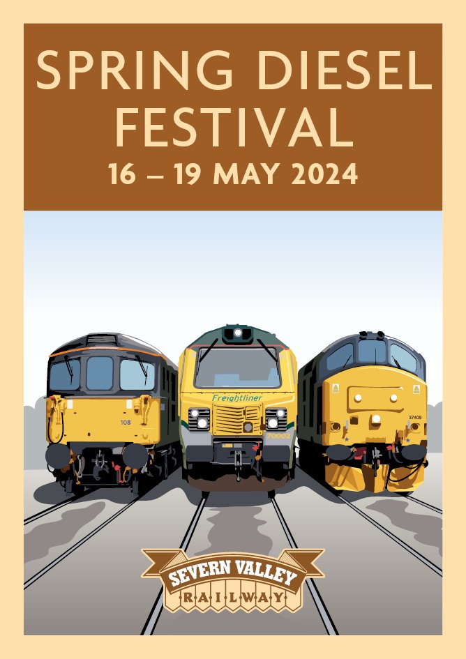 The timetable for our @svrdiesels #SpringDieselFestival is now available to download. There are still some things waiting confirmation, so please check the Event Page for the latest version. svr.co.uk/event/spring-d…