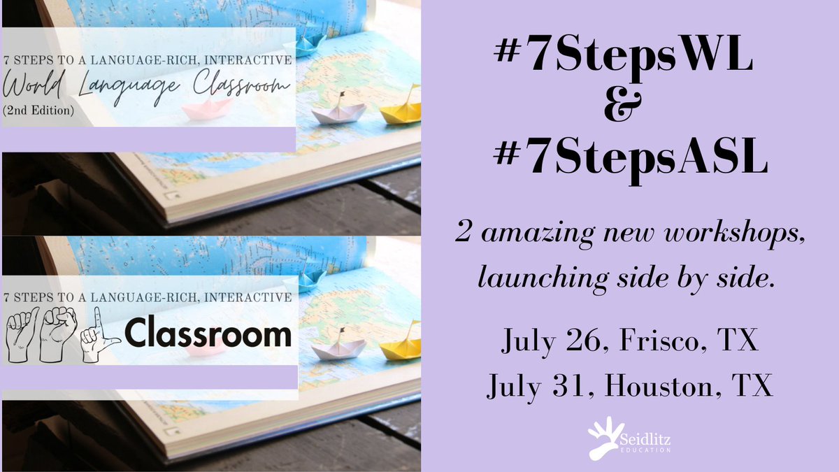 ARCs of our upcoming #7StepsWL book have landed in readers' hands! We can't wait to launch this amazing new resource in July, & we hope you'll join us for a #booklaunch workshop to celebrate! seidlitzeducation.com/upcoming-event…