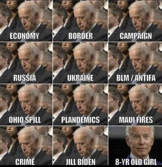 Biden sleeps through it all . . . until.