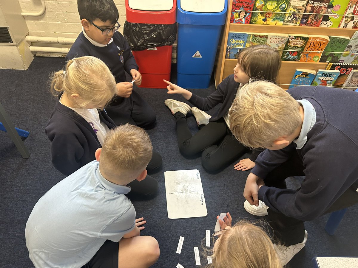 Discussion in Y4 reading lessons! We were playing the statement game to talk about whether we agree or disagree with statements, taken from our book 📖 #oracy #itsgoodtotalk