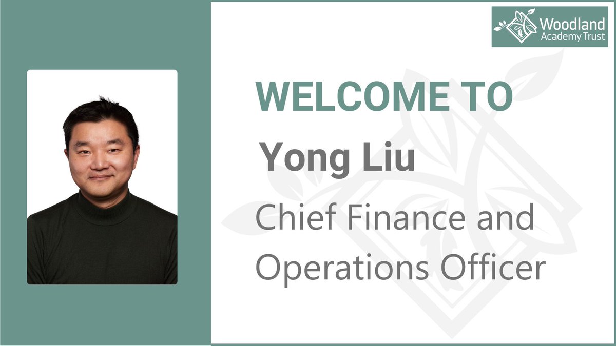 We are delighted to welcome Yong Liu as our new Trust CFOO. Yong brings a wealth of strategic leadership & financial acumen to our Trust, alongside a dedication to driving forward our mission of delivering the best outcomes for our children. Read more➡️bit.ly/4aZvfnc