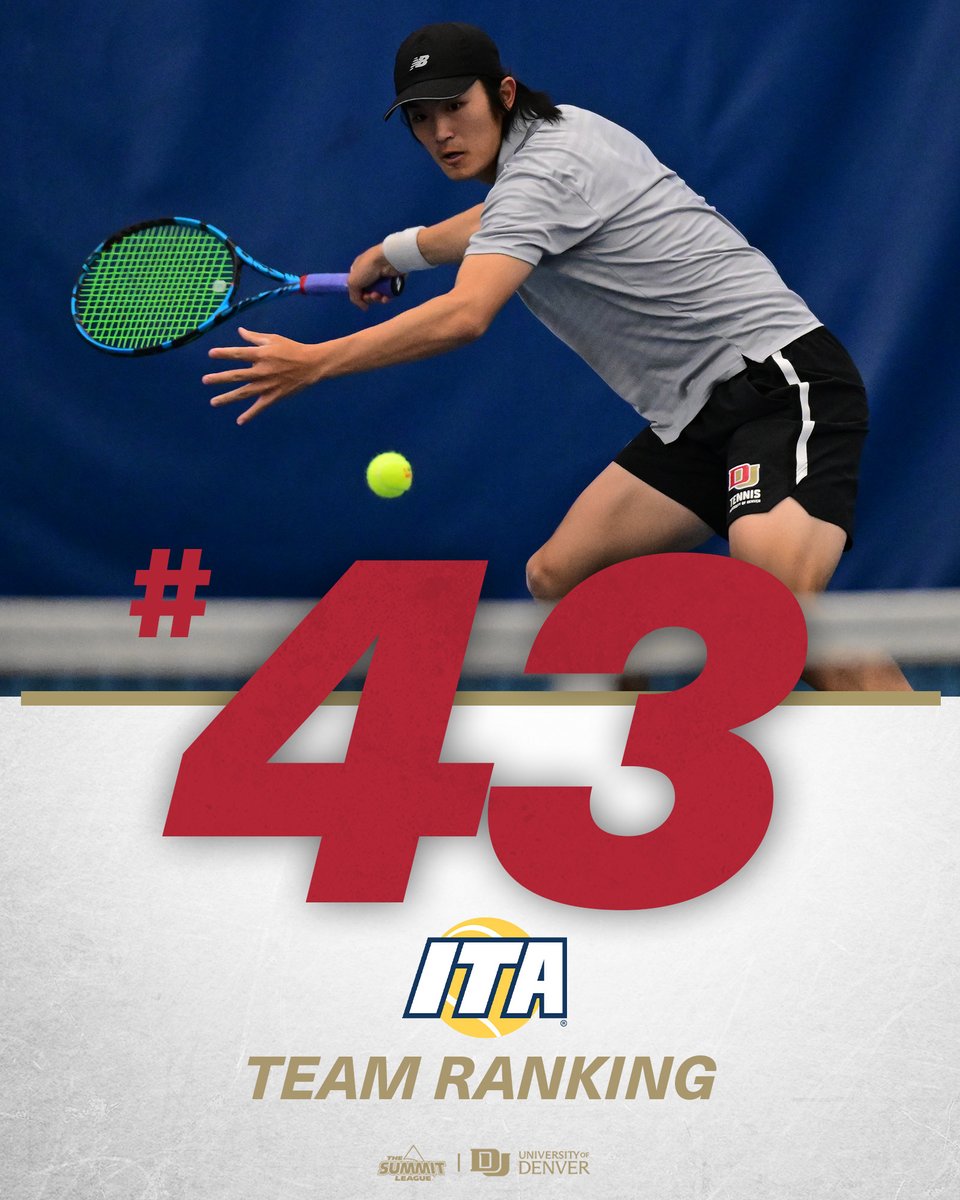 Standing strong at No. 43 in the final pre-NCAAs rankings!

📰 bit.ly/4dq8cUm

#GoPios | #NCAATennis
