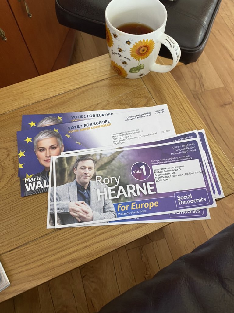 MEP putting leaflets in the post to Gaeltacht communities in English. Own goal, other candidates take note. Gaeilge fa choinne an Gaeltacht!