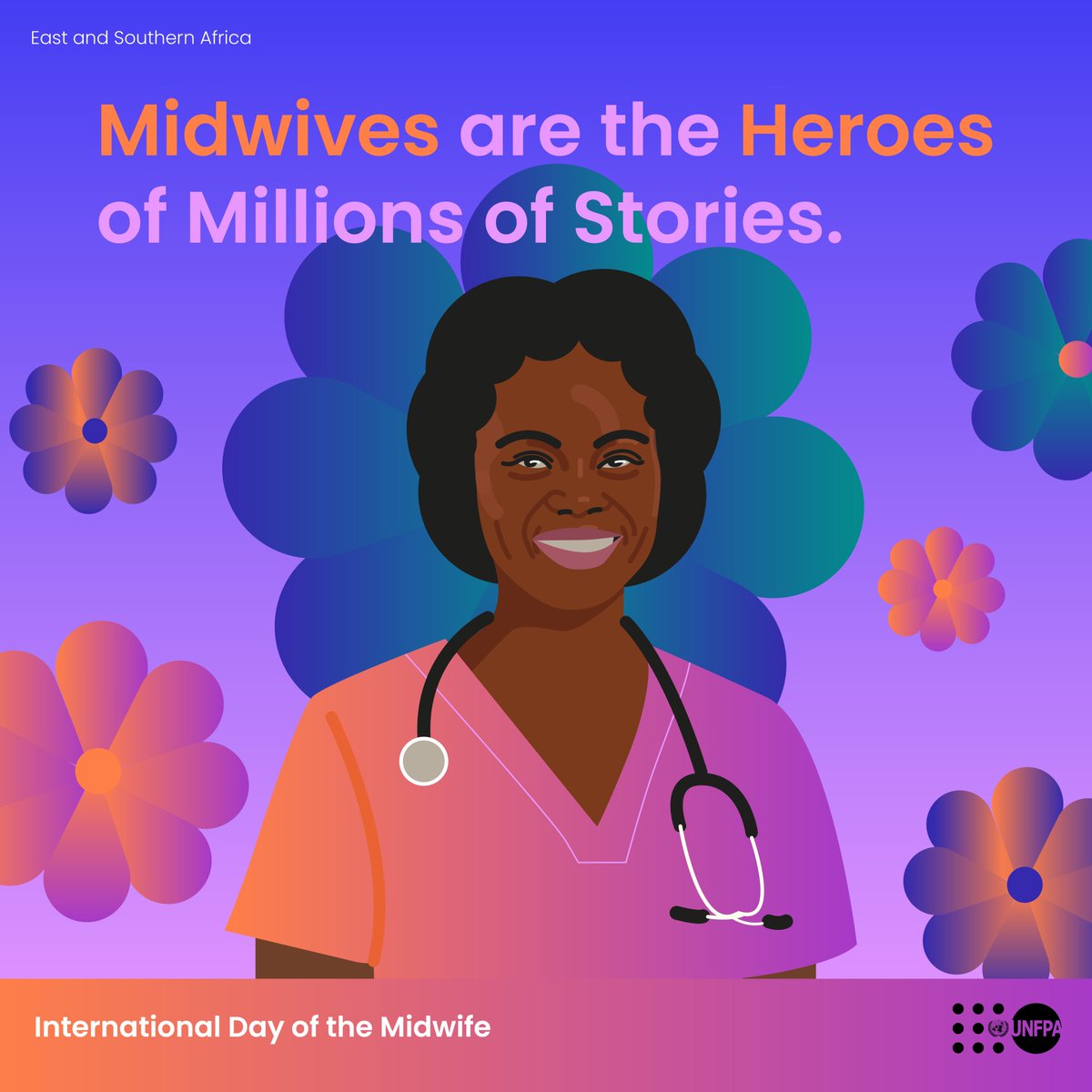 🌟 Today, is the #InternationalDayofMidwives! 🌟 Midwives, the heroes of countless birth stories, shine brightest in humanitarian crises. Their courage & compassion saves lives. We honor their invaluable contributions today & every day! @UNFPA_ESARO @KkouameKoffi @UNEthiopia