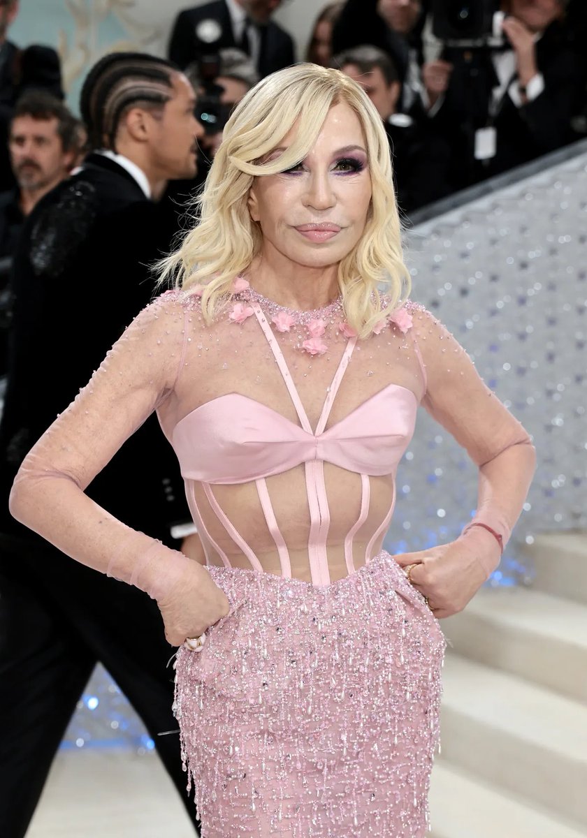 Donatella VERSACE turns 69 today.