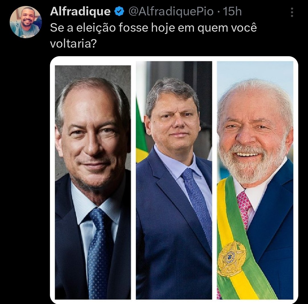 Se a eleição fosse hoje em quem você votaria?
LULA