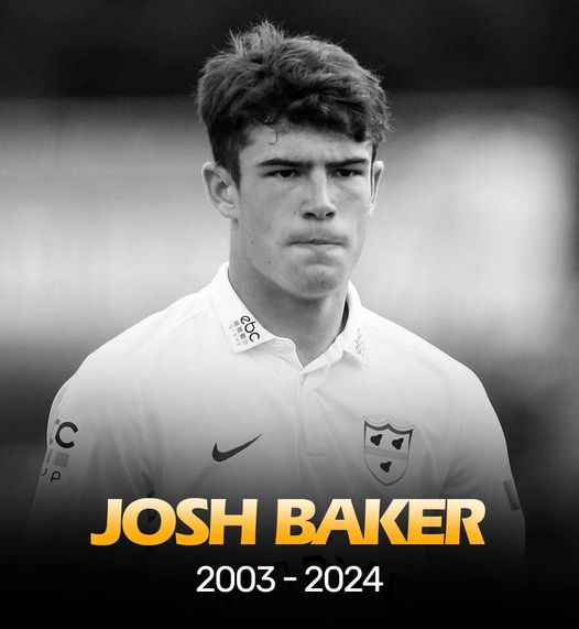Josh Baker, the left-arm spinner from Worcestershire, has sadly passed away at only 20 years old
Our deepest condolences with his family

#icc #cricket #englandcricket #rip
