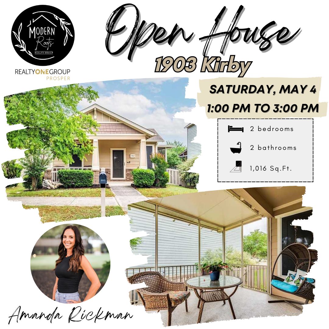 Open House! Your dream house awaits you!🏡💖

Facebook: Amanda Simon Rickman, Modern Roots Realty Group
Instagram: @fourleggedfarmhouse

#welcomehome #dreamhome #modernrootsrealtygroup #househunting #houseexpert #houseforsale #keysplease #atxrealestate #atxrealtor #kyletxhomes