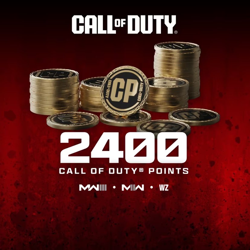 ‼️🚨 2400 COD POINTS GIVEAWAY 🚨‼️

🎁 We’re giving away 2400 COD Points given to us by <a href="/CallofDuty/">Call of Duty</a> to a lucky winner! 🏆 

To Enter Giveaway:

1️⃣ Like &amp; Repost 👍🔁
2️⃣ Follow <a href="/WZStatsGG/">Warzone Meta</a> 🫡
3️⃣ Comment the COD you play (Warzone, MW3, or Warzone Mobile)

WINNER ANNOUNCED FRIDAY! 📢
