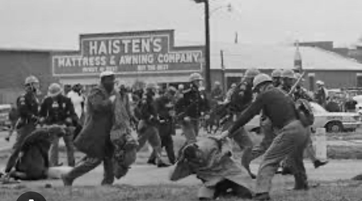 Gov. George Wallace called the Selma to Montgomery March a threat to public safety and unleashed the Alabama Highway Patrol. Think about this the next time you talk shit about students protesting against Genocide!