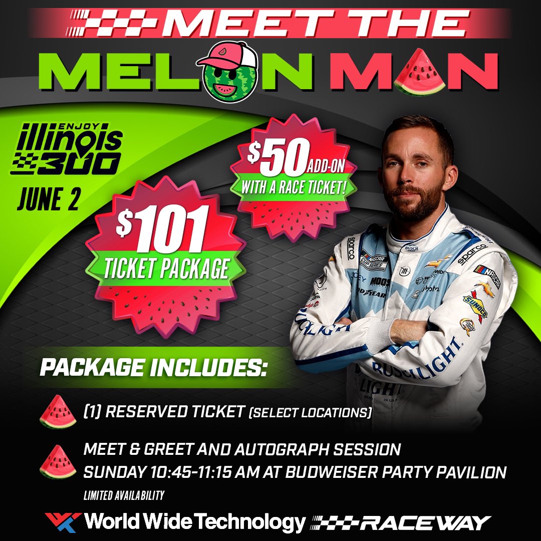 Want to meet a driver & get their autograph? Meet @RossChastain in ONE month!🍉🏁 Still need to purchase your ticket along with the meet and greet? Use THIS link➡️ bit.ly/WWTRnascar2024 Already HAVE your ticket and wish to upgrade? Use THIS link➡️ bit.ly/WWTR2024nascar