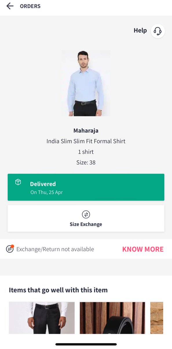 rajbiswas56's tweet photo. See how Myntra is fooling people in the name of No Return Coupon.
I ordered a formal shirt and received on 25 April
On receiving it, I found that the quality of the shirt is inferior and can't be worn
It seems like 200 rupees foothpath shirt.
@myntra 
@MyntraSupport 
#myntrafraud https://t.co/OaNDQelImh