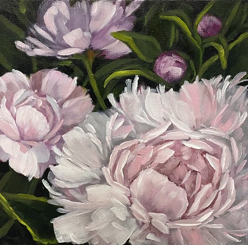 Feeling floral? Enjoy this lovely bouquet of blooms in Raquel Roth's 12'x12' acrylic painting 'Peony Parade'!
#localart #artgallery #artcollector #acrylicpainting #floralart #peonies #springtime #flowerart #halifaxart #halifaxns #artist #mothersday