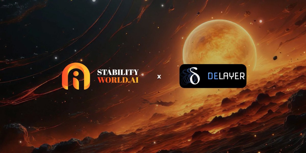 ETA Intelligence Protocol (@etainetwork) on Twitter photo DeLayer is joining forces with <a href="/StabilityW_AI/">Stability World AI</a> 🦾
Stability World AI stands out as a Next-gen Blockchain-empowered Generative AI platform designed to empower creators worldwide by bridging the gap between imagination and visual content. Their platform offers endless capabilities DeLayer is joining forces with <a href="/StabilityW_AI/">Stability World AI</a> 🦾
Stability World AI stands out as a Next-gen Blockchain-empowered Generative AI platform designed to empower creators worldwide by bridging the gap between imagination and visual content. Their platform offers endless capabilities