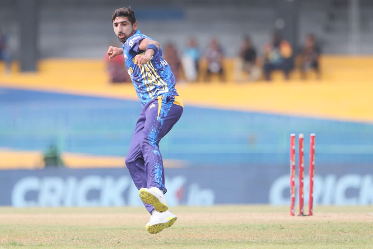 Another remarkable bowling performance by Shahnawaz Dahani today at President Cup as he takes 3 for 14 against WAPDA. The fast bowler has, so far, taken 10 wickets in 3 games.