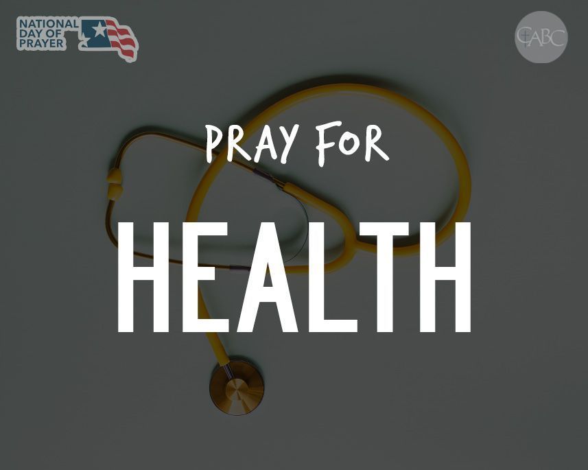 CABC730's tweet image. Pray for those in our own church &amp;amp; community for are facing health concerns &amp;amp;uncertainties. Pray for healing &amp;amp; comfort for each circumstance. Pray for our healthcare system that surrounds each of these individuals &amp;amp; families. #NationalDayOfPrayer #PrayerFocus #CoveredInPrayer