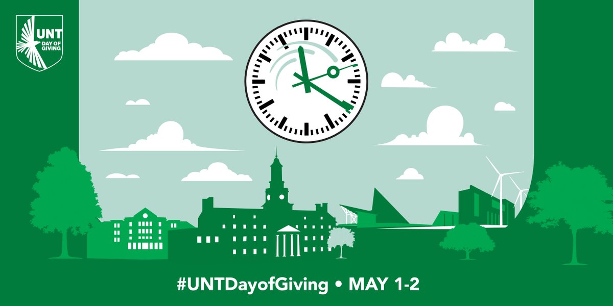 There is still time to be a champion of student success at UNT by making a gift before noon! Thank you to everyone who has already supported #UNTDayOfGiving — your support means the world to us! Make your gift now: givingday.unt.edu