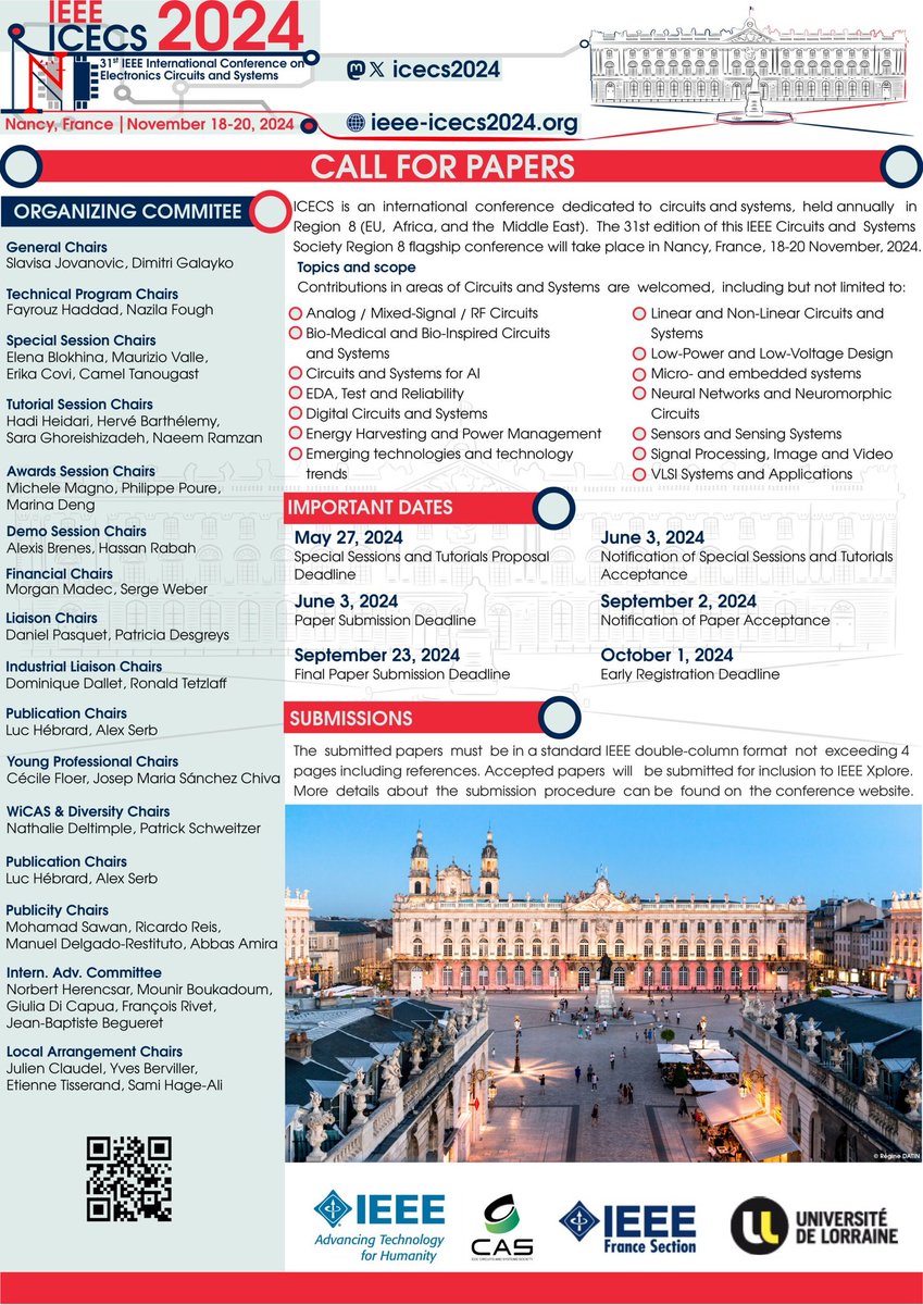 Call for Papers IEEE ICECS 2024