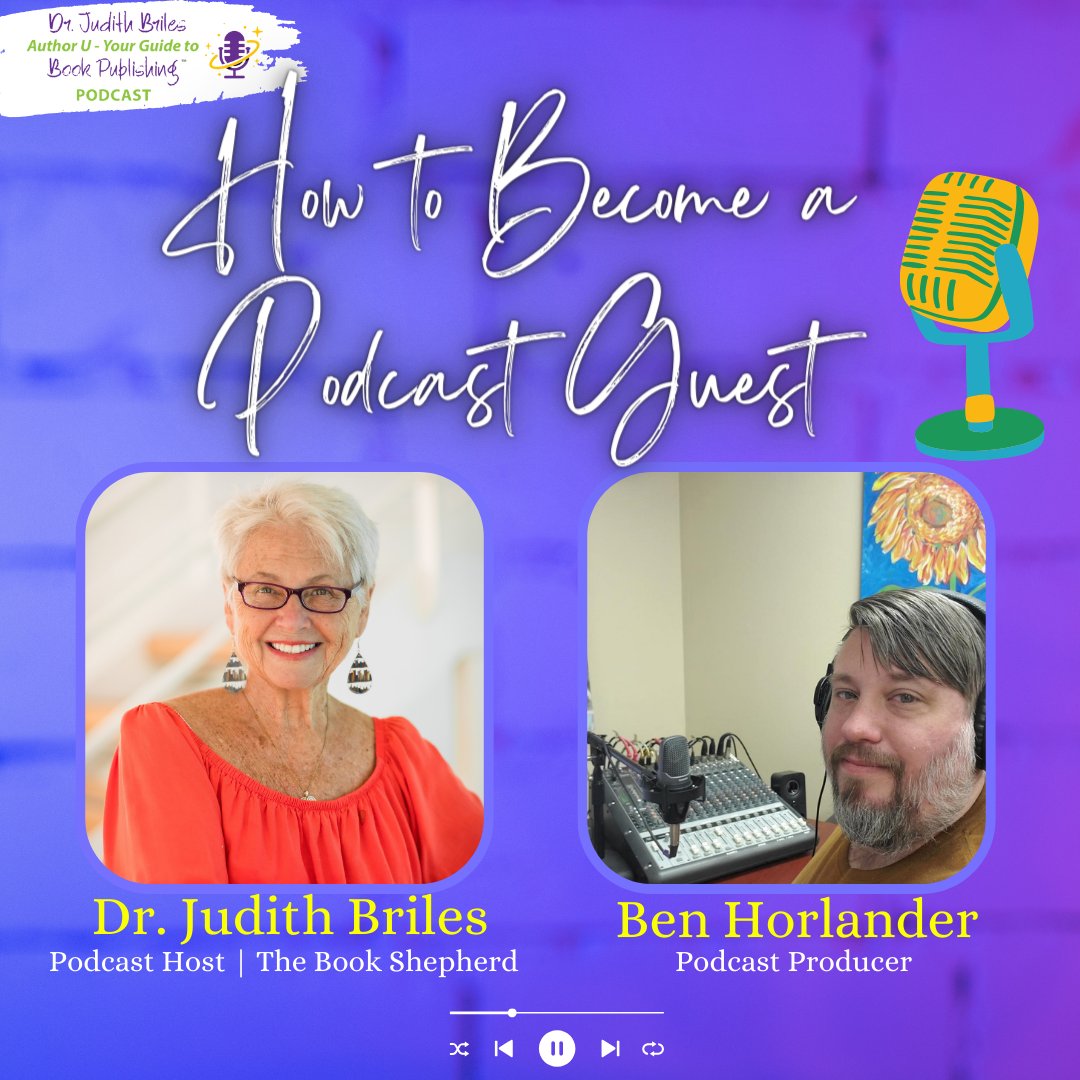 New podcast to juice you up to become a podcast guest via @JudithBriles @MyBookShepherd @ToginetRadio: bit.ly/BookPublishing… #authorsuccess #authors #publishing #selfpub #JudithBriles #podcast #instaauthors