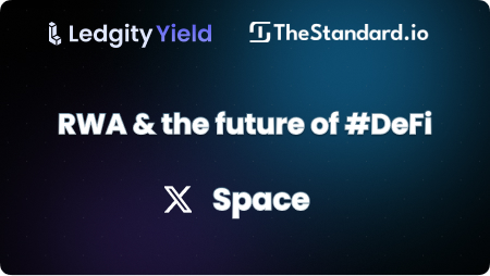 💡If you want to learn about #RWA and the Future of #DeFi on @arbitrum check the recent space on @thestandard_io  with @pydittlot, CEO of @LedgityYield 

📢 twitter.com/i/spaces/1BRJj…