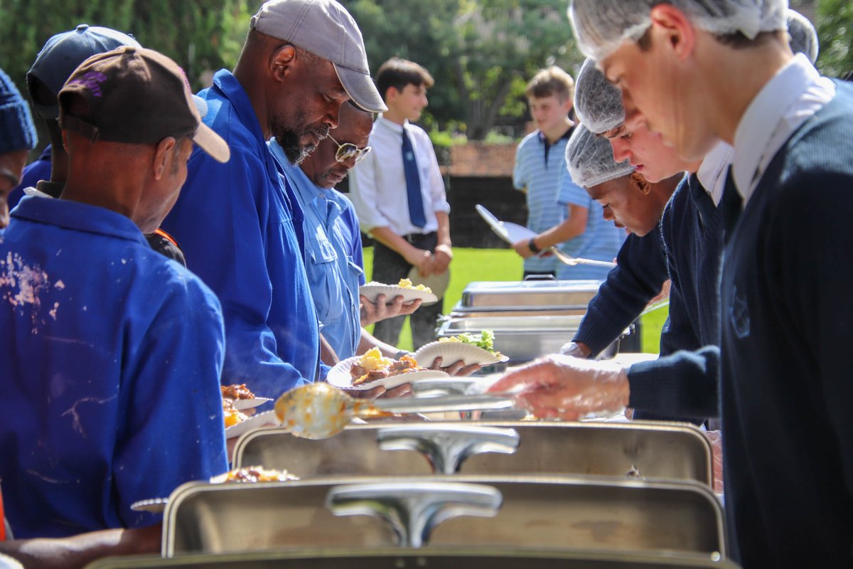 SUPPORT STAFF WORKERS' DAY LUNCH In celebration of Workers' Day yesterday, some of our boys served lunch and showed appreciation for all the Support Staff at St Andrew's College. Thank you all for everything you do for our school, we appreciate you!