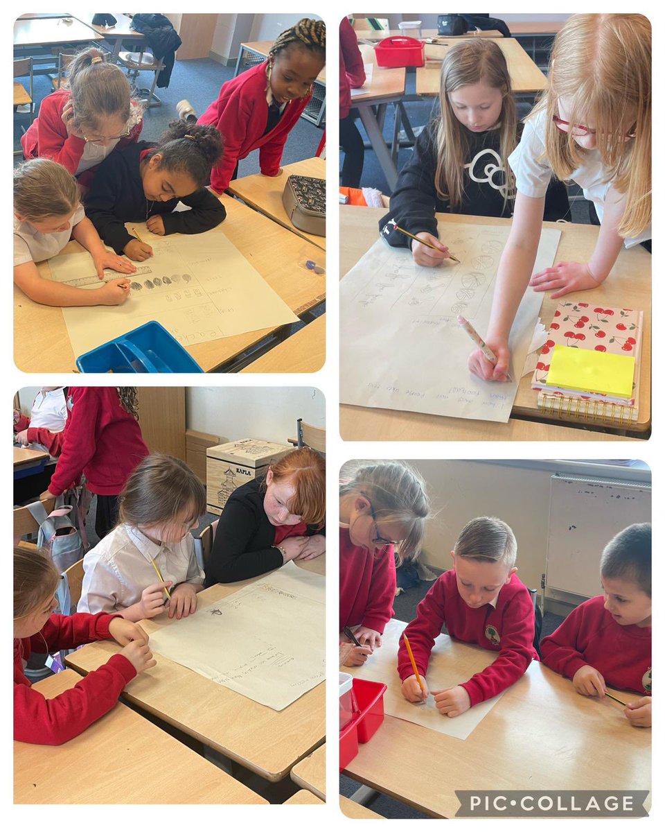 This week P4 have been collecting data and creating their own pictographs together! 🔢