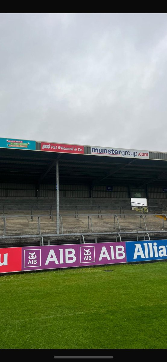 Huge thanks to all those in @Munstergroup & @CampionIns for our latest roof advertising sign in Cusack Park. We really appreciate the support. DM me or give me a call on 0876715568 to secure your spot now before they are gone.