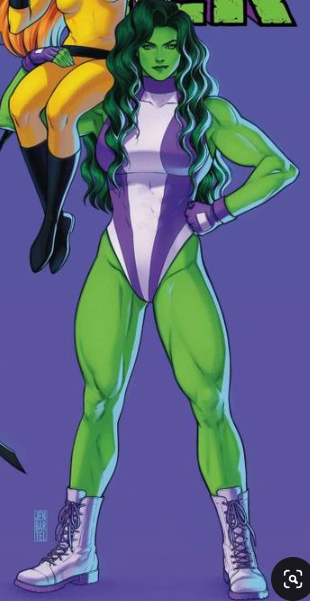 drawing she hulk for the first time and while looking at reference... how do you mess up the simplest superhero suit ever made GET THE BLACK OUT OF THERRREEE