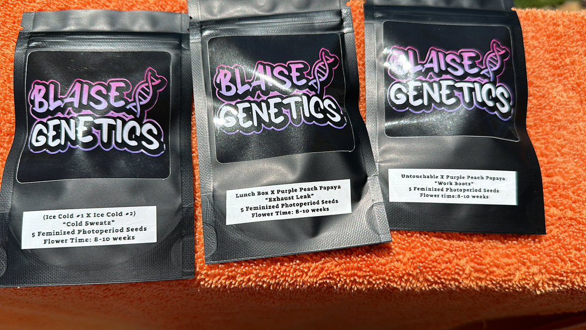 Thank you so very much @walipini and the man himself @BlaiseGenetics Time to get the party poppin!!