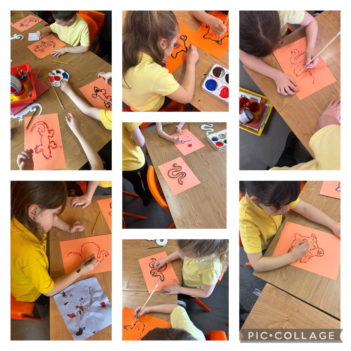 EastfieldPSHull's tweet image. The children enjoyed creating their aboriginal artwork #2SS #epsart