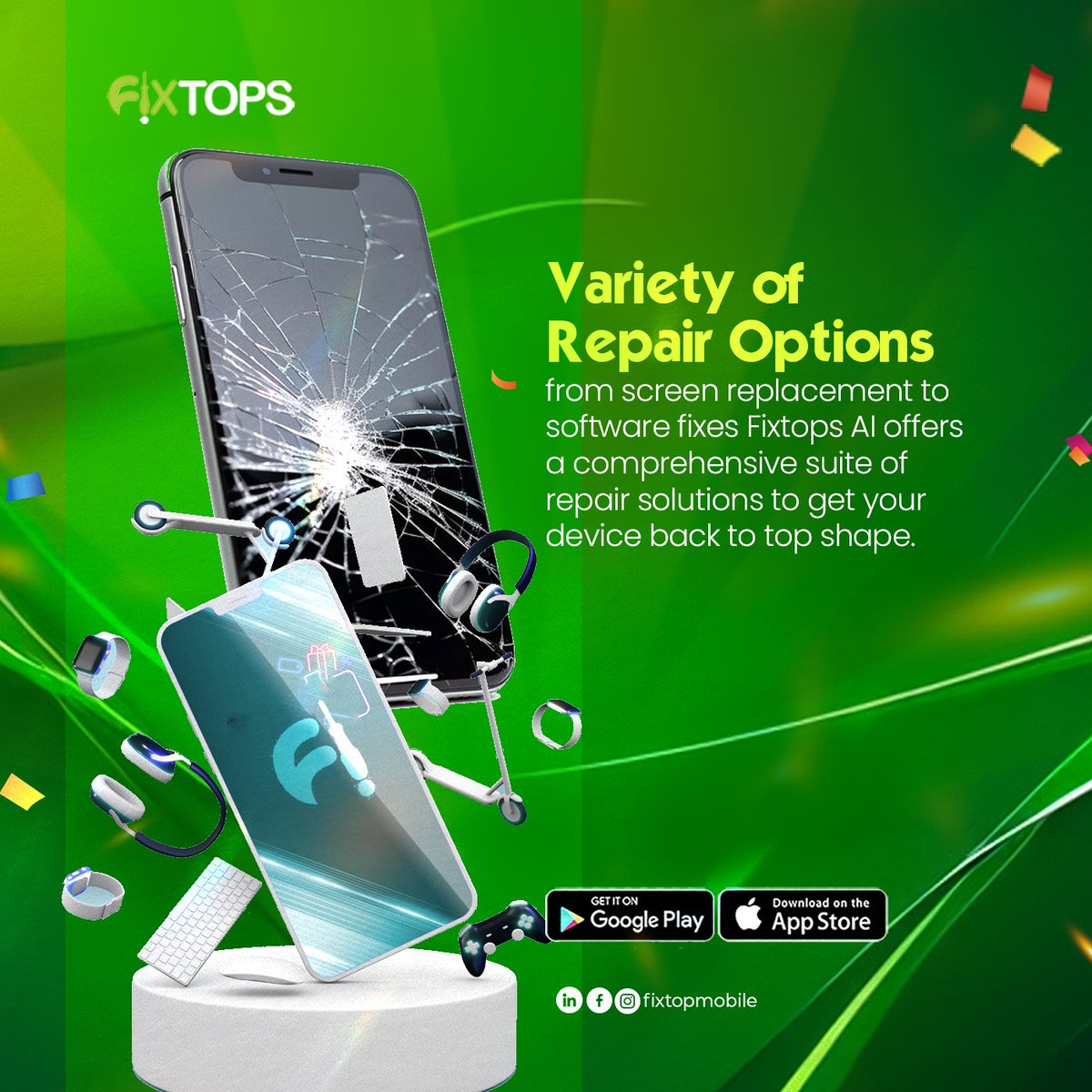 FixtopsNG's tweet image. Fixtops AI suggests comprehensive repair solutions to get your device back on track 💯🦾
.
.
.
.
fixtops AI coming soon...
#Fixtops2.0 #AIRepair #Efficiency #Techsolution #Techrepair