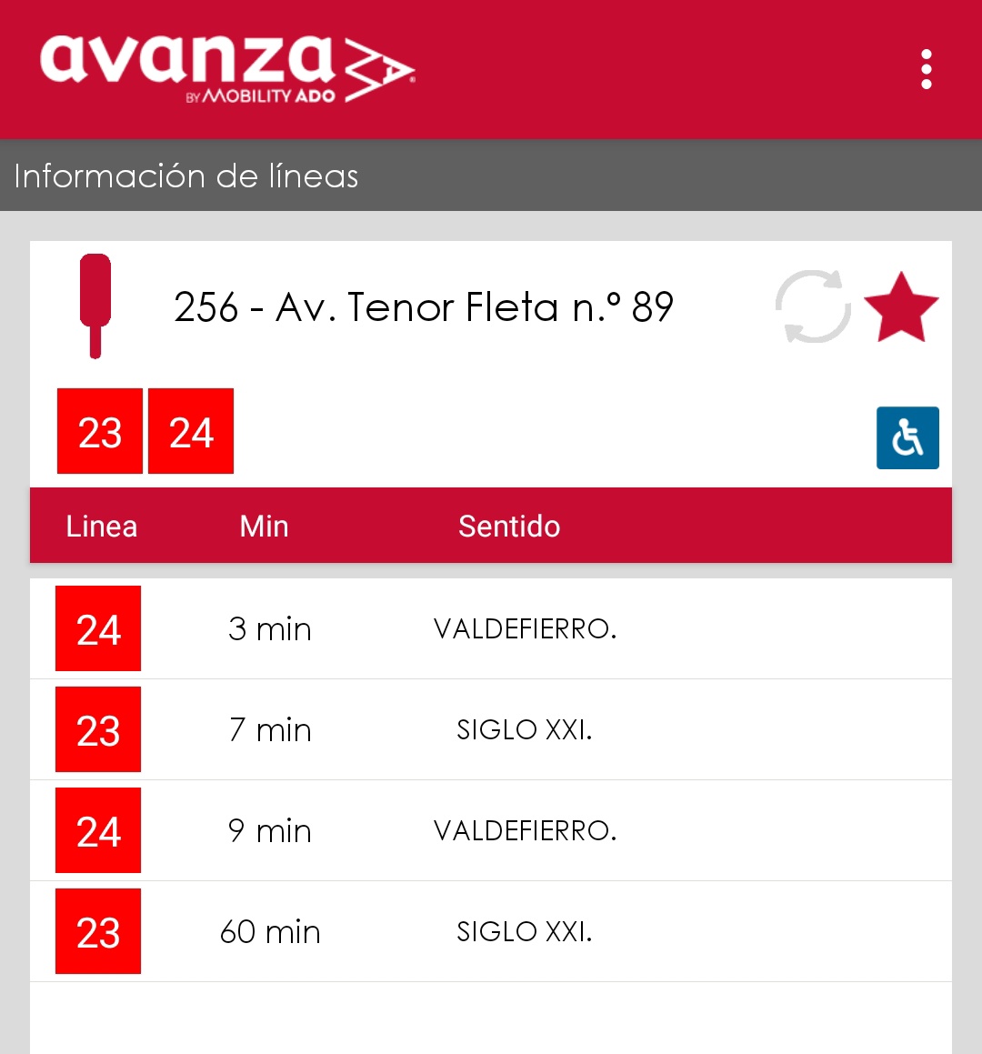 Hola @buszaragoza ,se ha perdido el 23??