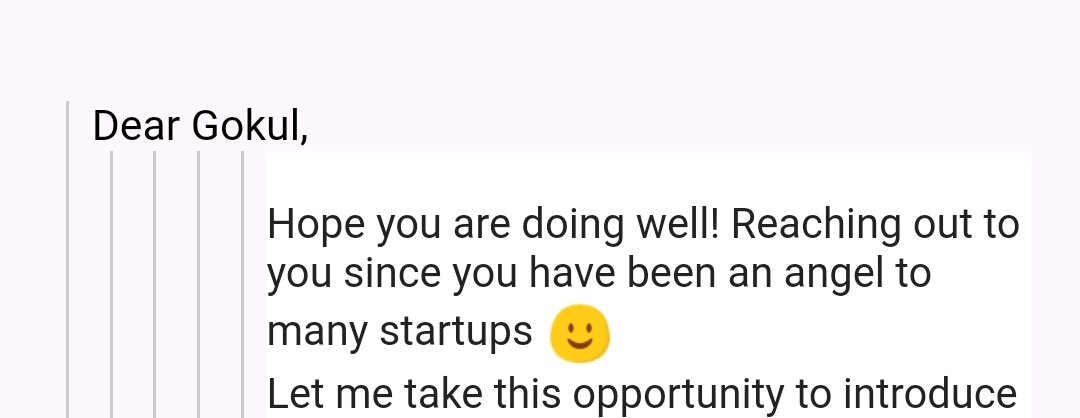 When you spam investors with mass emails, make sure you get their names right please 😂