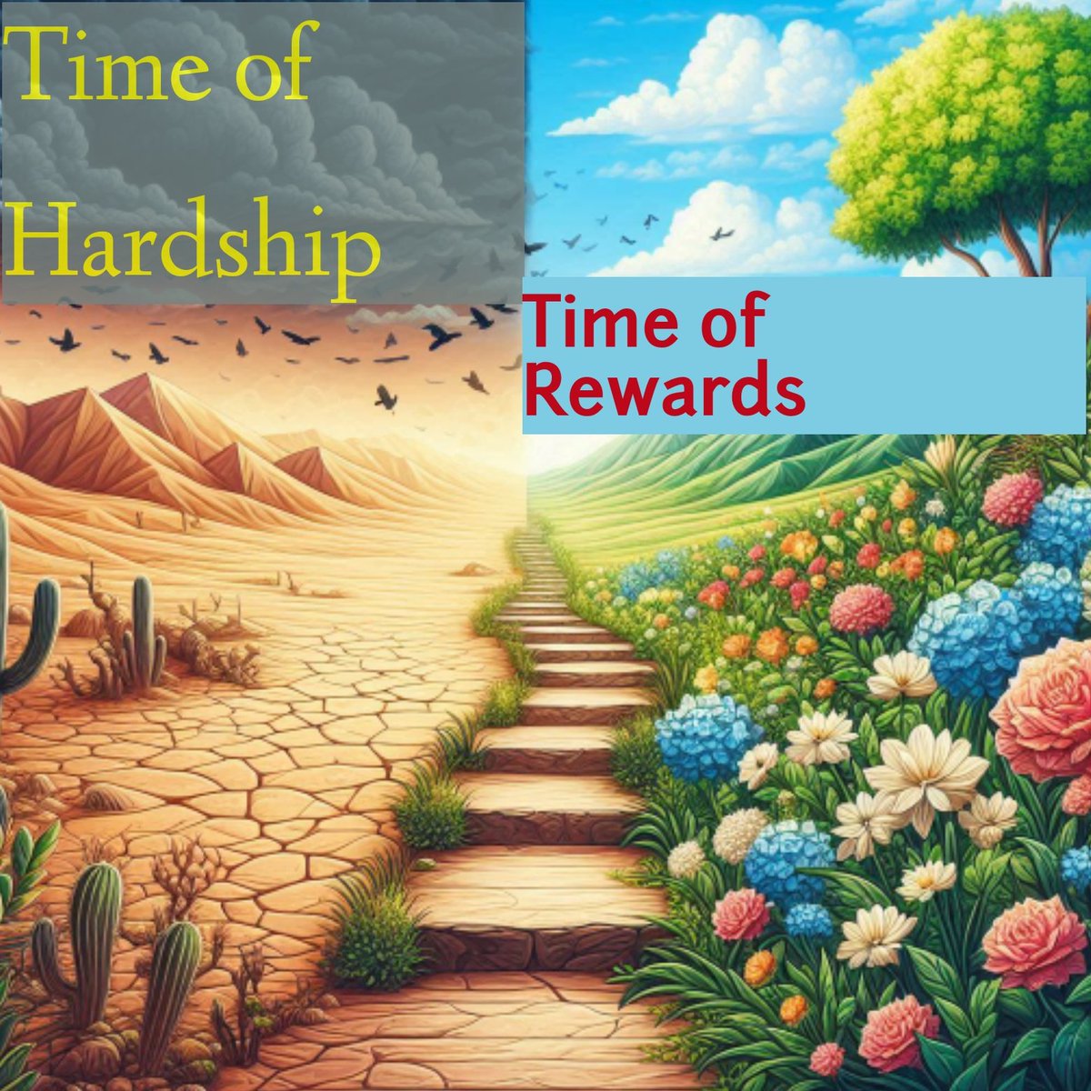 Your Time is divided in to Good and Bad, Hardships will soon change into Rewards.
#RewardYourPassion 
#LifeLessons 
#BetterTogether 
#beautiful 
#HardWorkPaysOff 
#NeverGiveUp 
#hopes