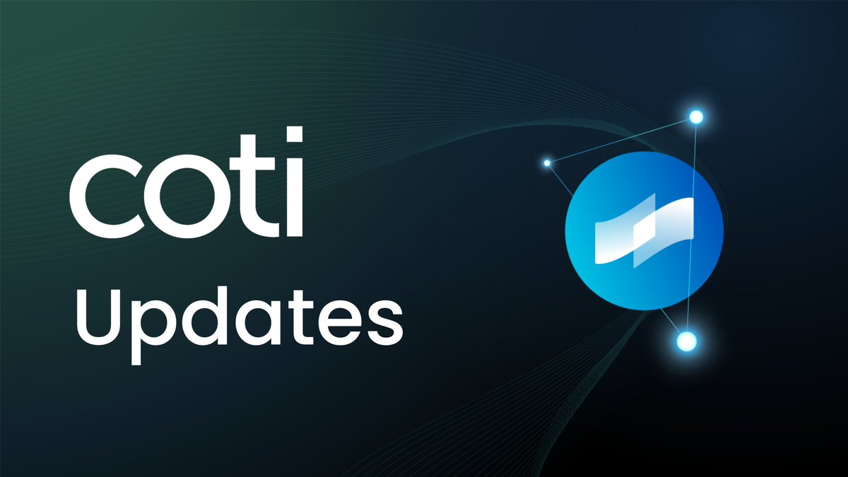 As we're getting closer to the Devnet release scheduled for Q2, we're pleased to share some updates, along with an introduction to our new Community Developers Leaders.

Check out the latest news as well as April's roundup: medium.com/@cotinetwork/c…

$COTI #COTIV2