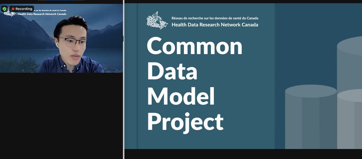 Operations Manager David Yang discusses #HDRNCanada's #CommonDataModel pilot project, aimed at rapidly harmonizing data to better enable multi-regional health research, at #ICESforum2024.