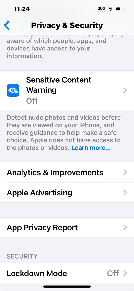 ✨✨✨✨✨📍Idk who needs to hear this 📍✨✨✨✨✨✨✨✨

📲but if u want keep ur child from seeing porn all over their iPhone , ads ...

✏️They have settings in 'privacy & security '🖍️

➰If you need additional help , my DMs are open .➰

#keepKidsSafe #kidsphones 
#security