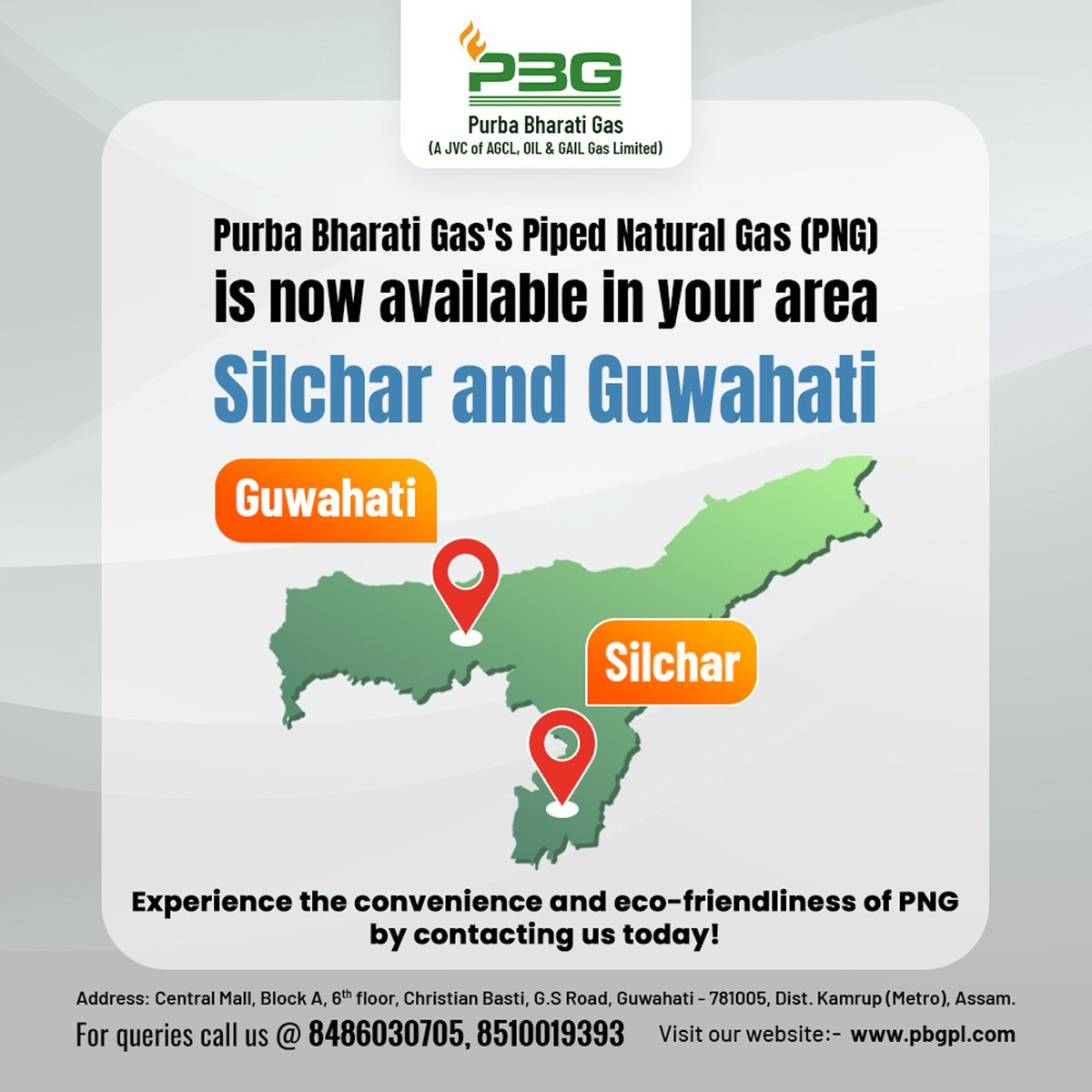 Join the green revolution with Purba Bharati Gas! Enjoy free registration for natural gas till May 31st. Sign up now.
.
.
#pbgpl #PipedNaturalGas #FreeRegistration