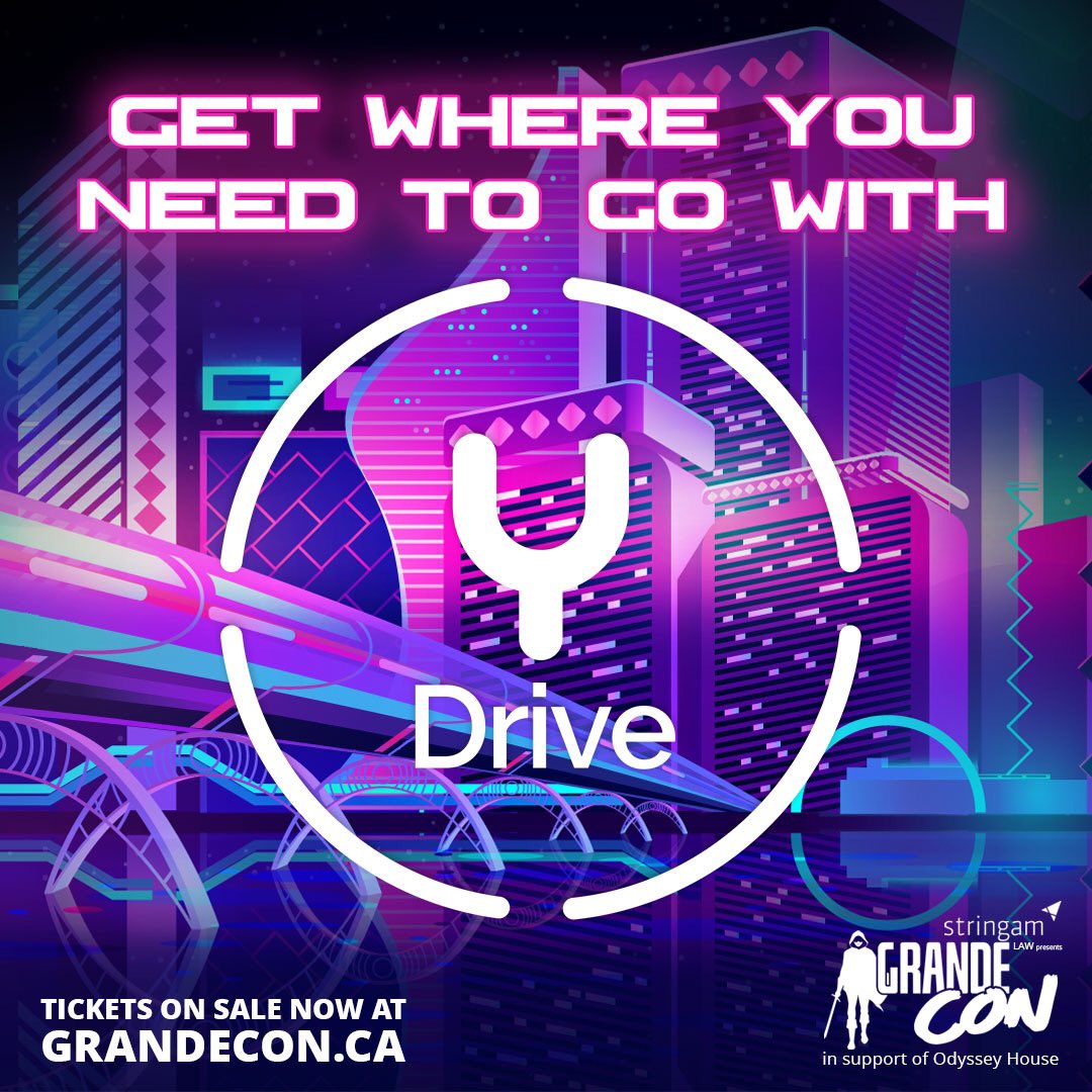 Need to get around Grande Prairie during GrandeCon? Y Drive is partnering with us for a third year and can help! Family-owned & managed, Y Drive offers quality service, quick pickup times & low prices! Download the app today to schedule your next safe ride! 

#GrandePrairie