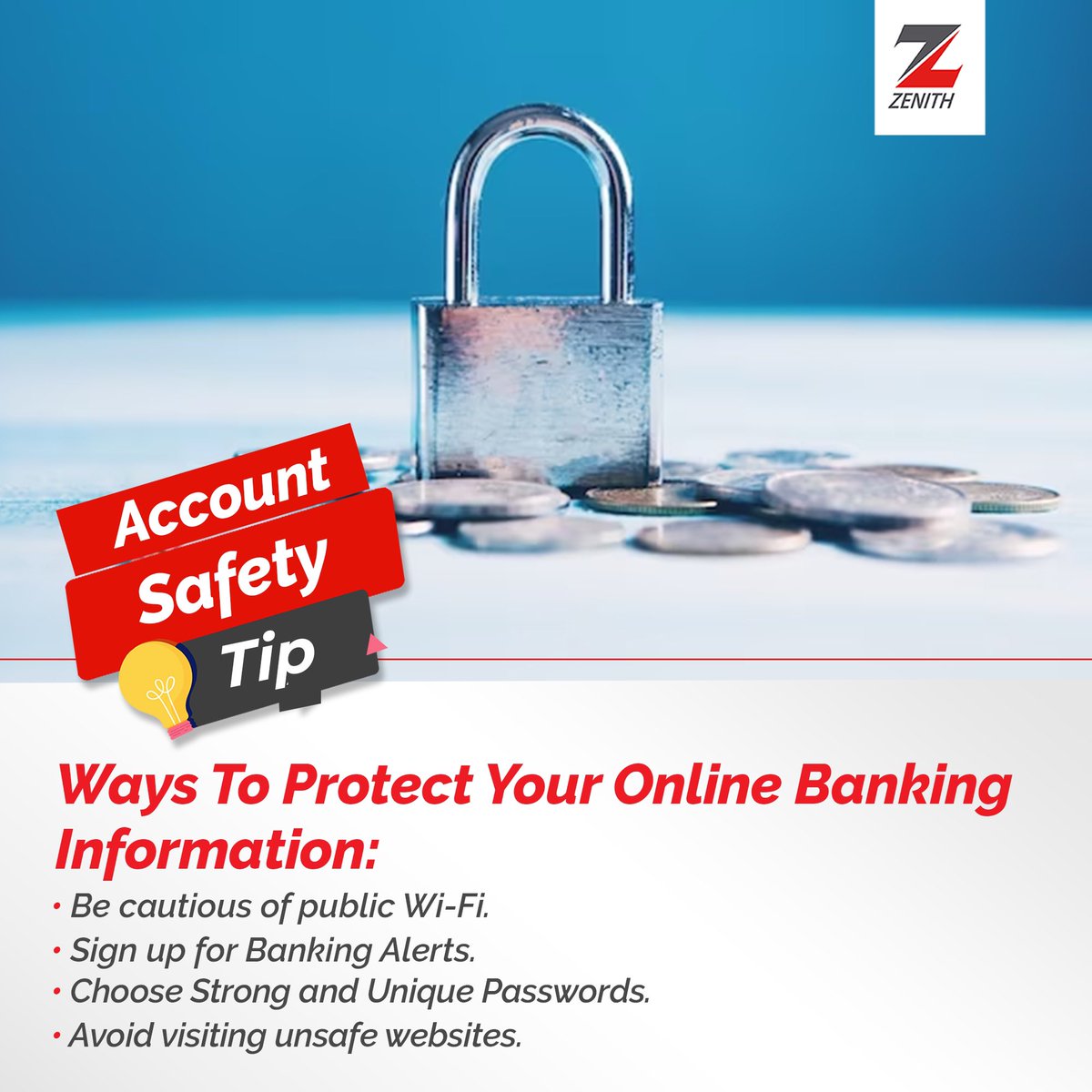 Bank safe. 

Do not make it easy for hackers to access your confidential information.

#cybersecurity #safebanking #internetbanking #onlinebanking
