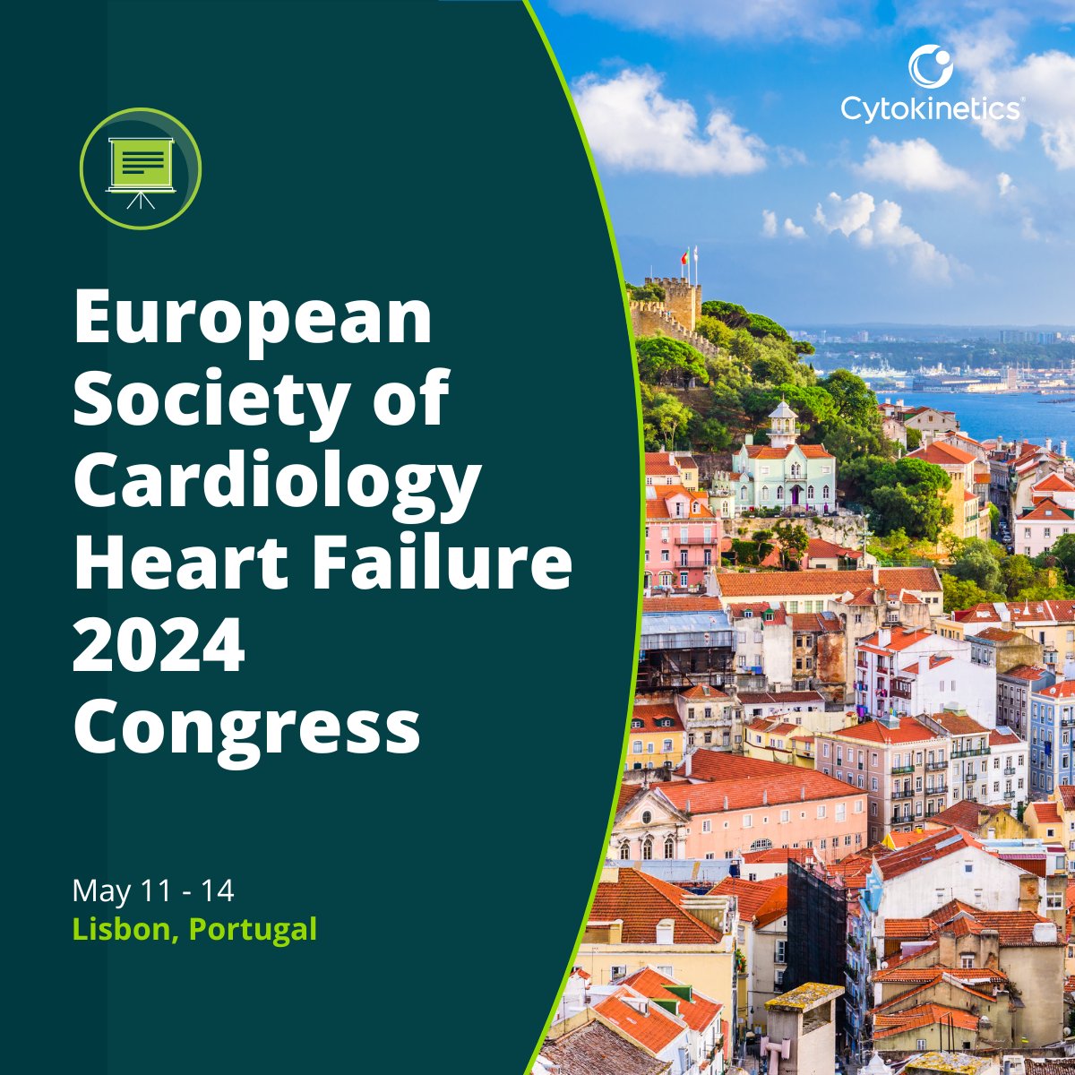 We are excited to have three presentations relating to SEQUOIA-HCM at the @escardio European Society of Cardiology's #HeartFailure2024 taking place in Lisbon and online, May 11–14. #HCM #HFA_ESC #heartfailure