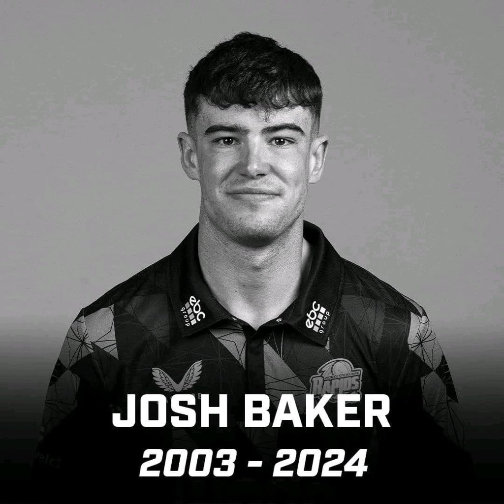 SAD NEWS FOR CRICKET LOVERS. 😭 

English Player Josh Baker is no more..
He was playing in County Championship for Worcestershire yesterday (took 3 wickets).

Life is unpredictable 😔

#JoshBaker #CountyChampionship