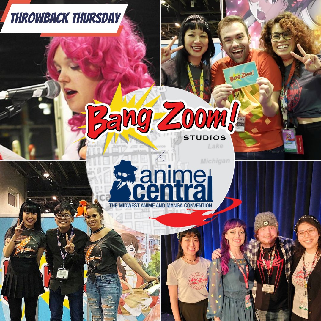 #ThrowbackThursday We're really looking forward to coming out to Chicago again this year. We're taking a stroll down memory lane at our past @animecentral visits & feeling the HYPE for what's to come this year! Stay tuned on our socials for panel information and more fun deets!🚀