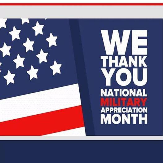 #thankyouforyourservice
#NationalMilitaryAppreciationMonth