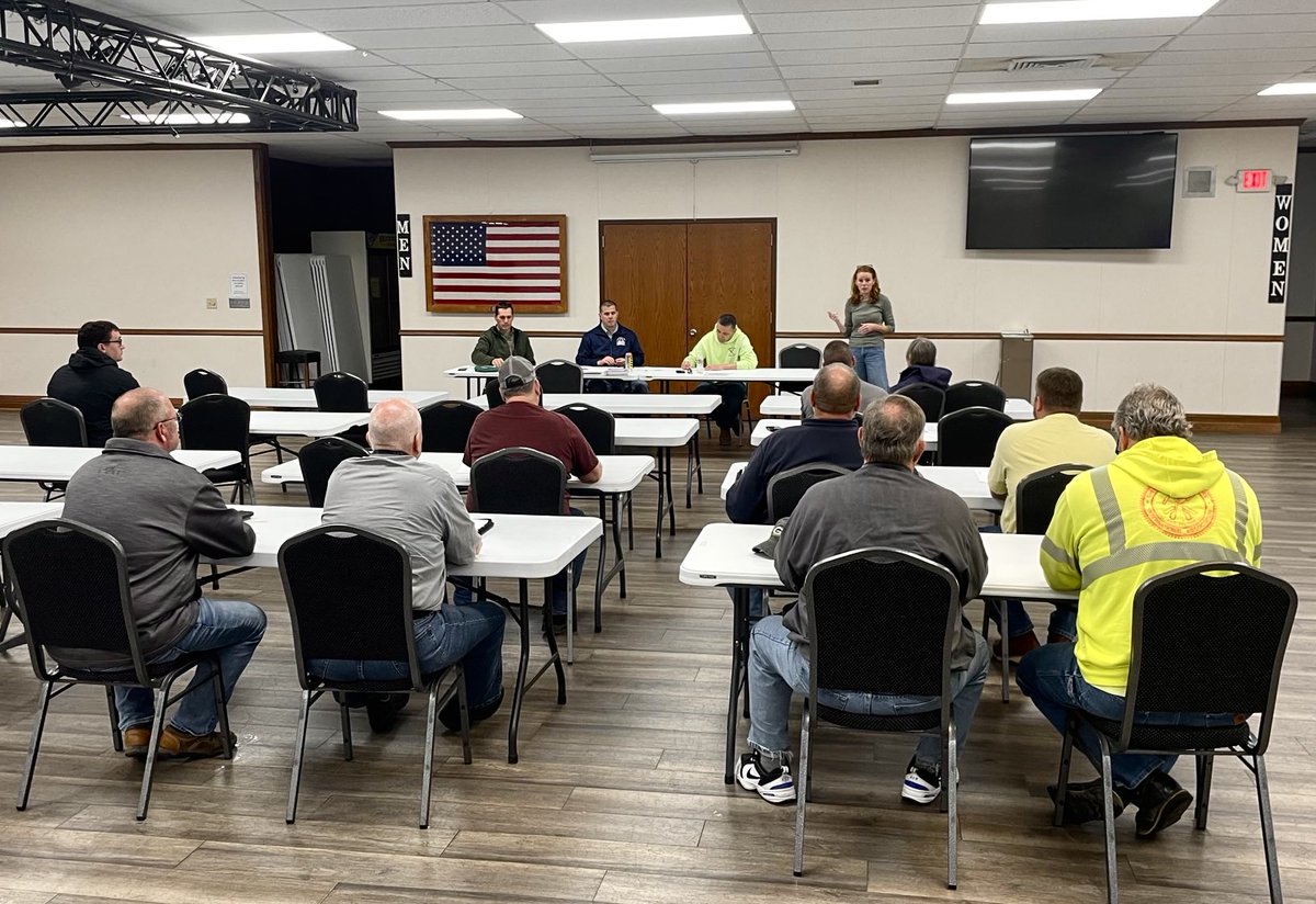 Shared a bit about our upcoming labor roundtable with the Western Wisconsin Building and Trades Council this morning. These folks know I have their back and will support the PRO Act and Davis-Bacon in Congress.