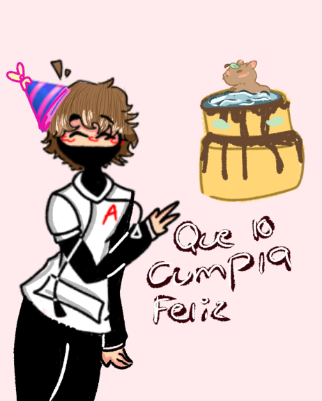 Que lo cumpla feliz el aquino ✺⋆* (⸝⸝⸝´▽`⸝⸝⸝)⋆*✺ #aquinofanart #FelizCumpleaños