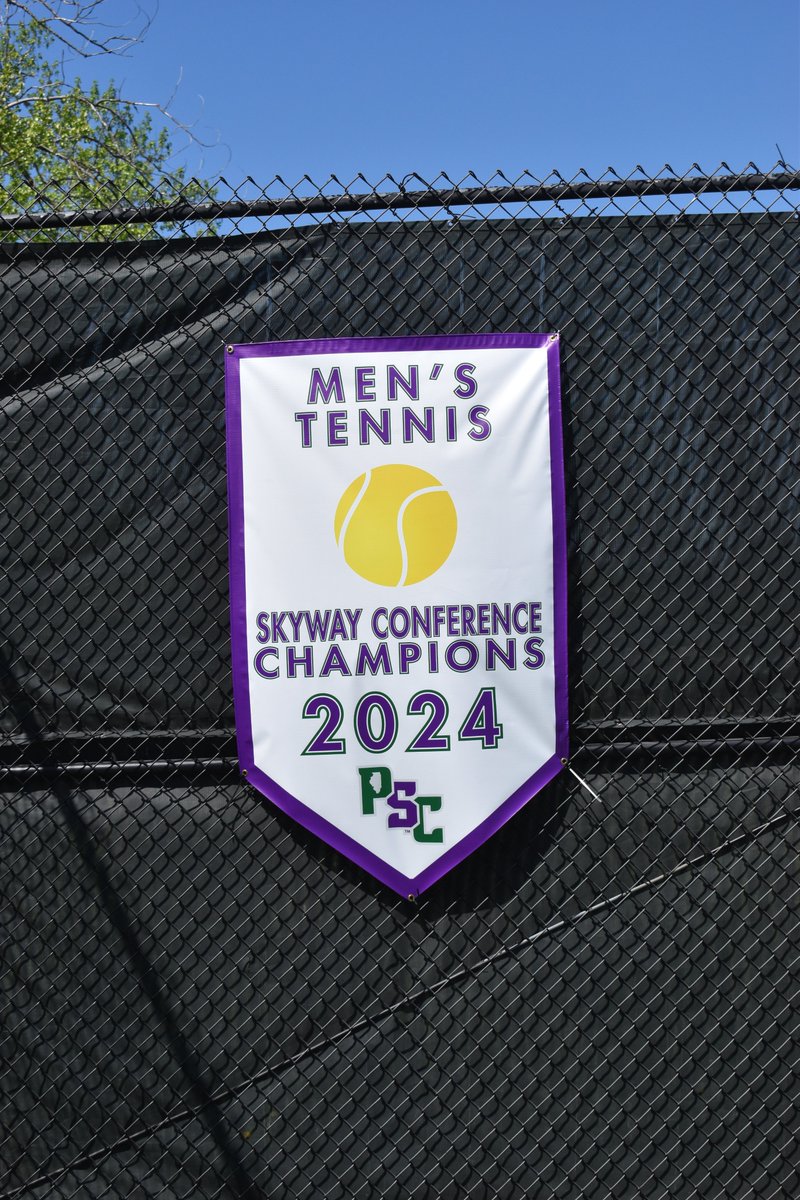 Our new men's tennis championship banners are already proudly displayed on the courts!
#WeArePSC #pioneertennis