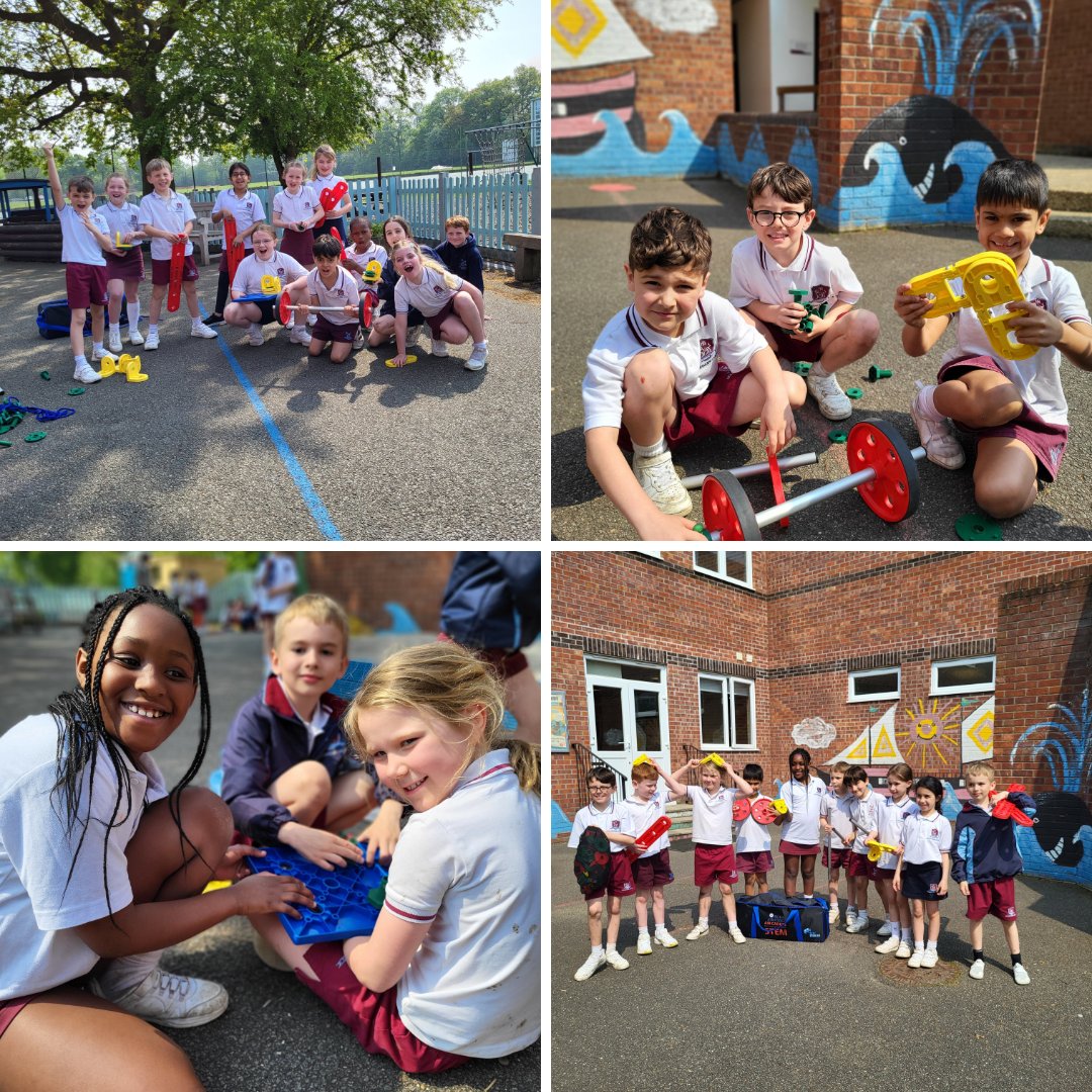 Holmwood's STEM Fortnight - Year 3 ventured into Ancient Greek engineering today. They were challenged to work in teams to design and make a Greek chariots to transport a cup of water without spilling a drop! A huge thank you @308aircadets for loaning us their MTa STEM Kit.