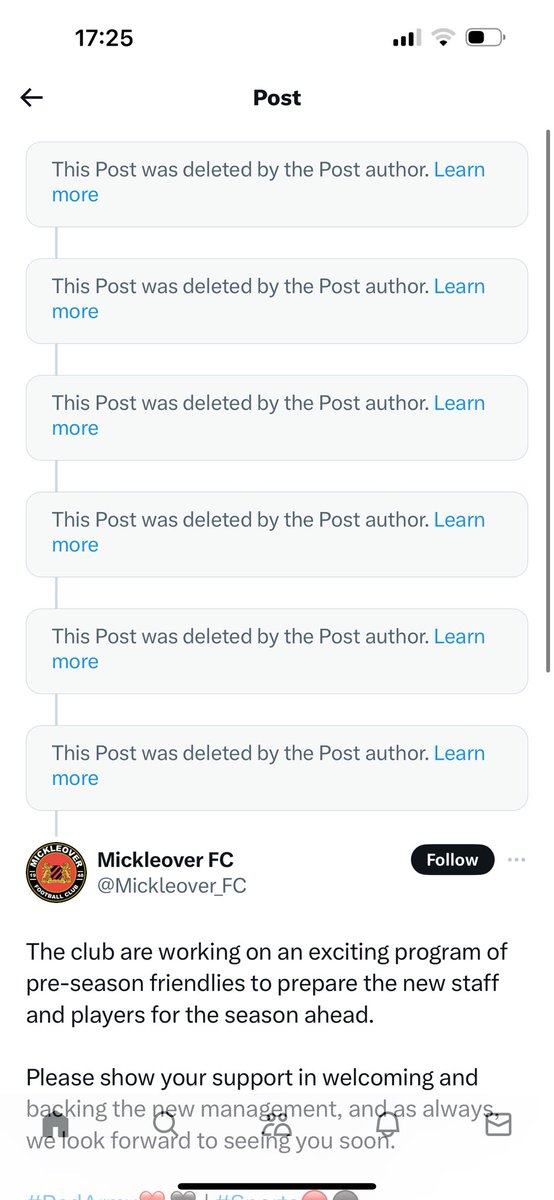 @Mickleover_FC Delete and repeat