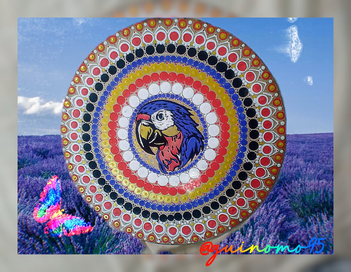 Ararinha Azul
  #Mandala #Pontilhismo #Arara #Azul #arte #Artesanato #lumii #photoedit
